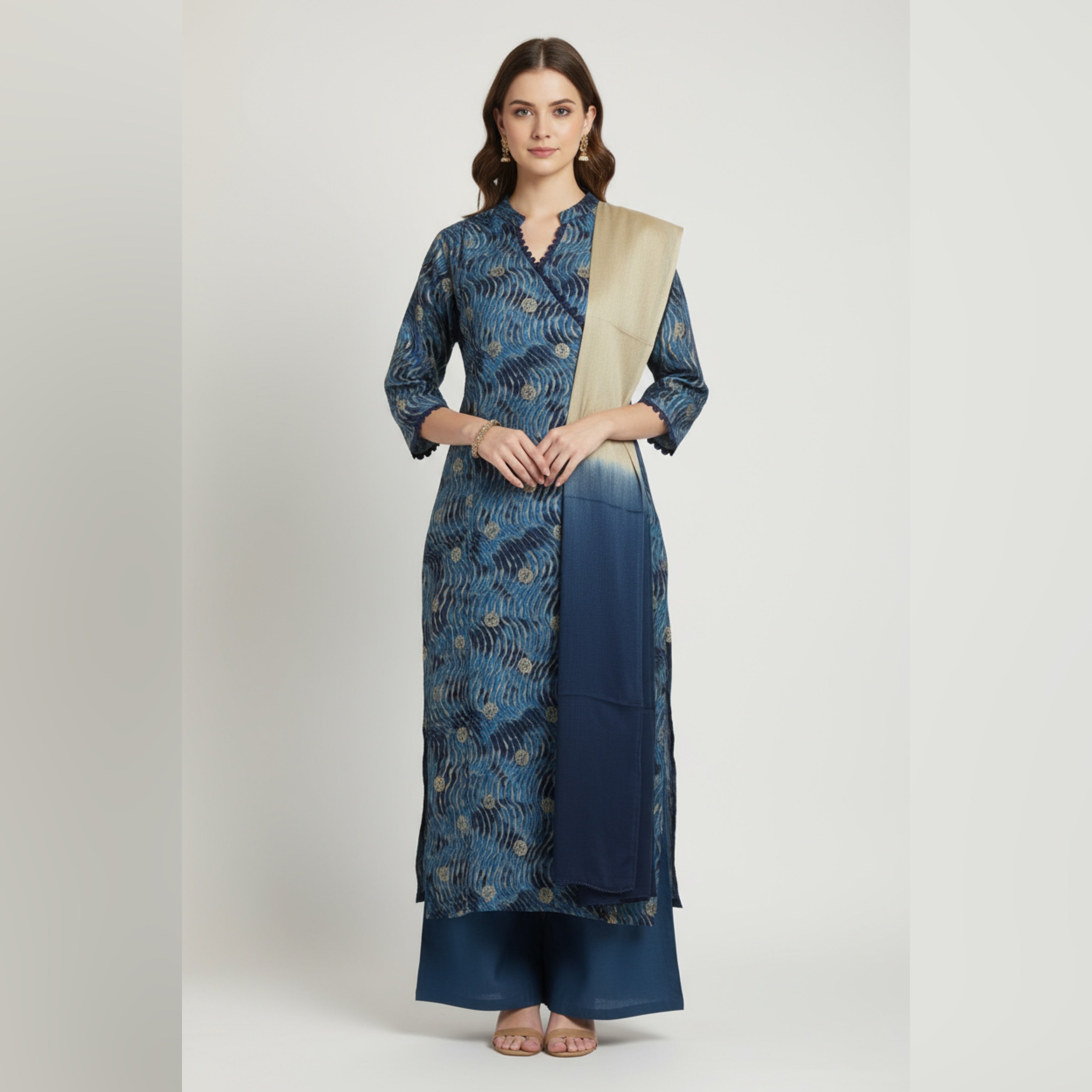 VPPA Women kurta & Pant set with Dupatta