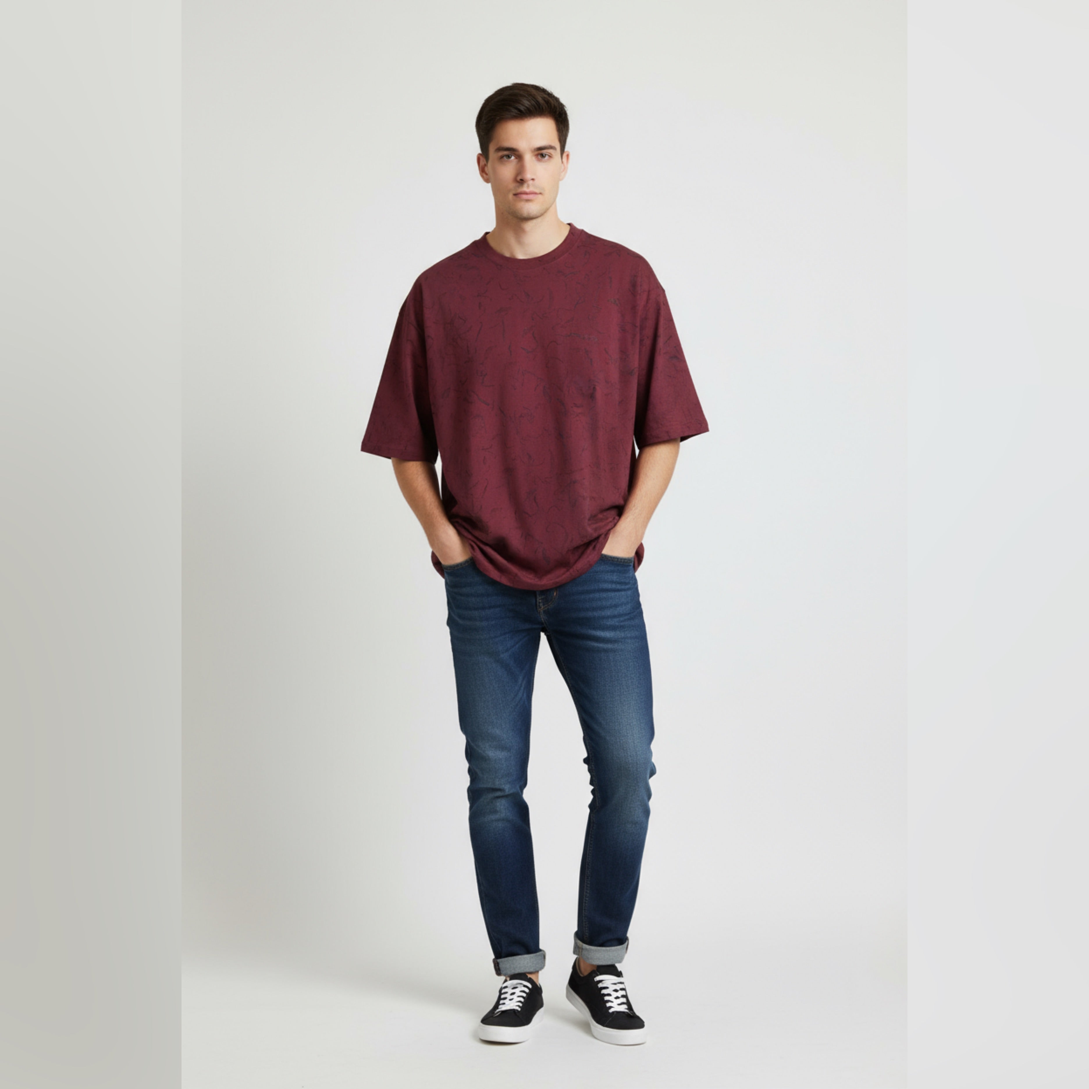 VPPA Men's Casual printed Round neck t-shirt