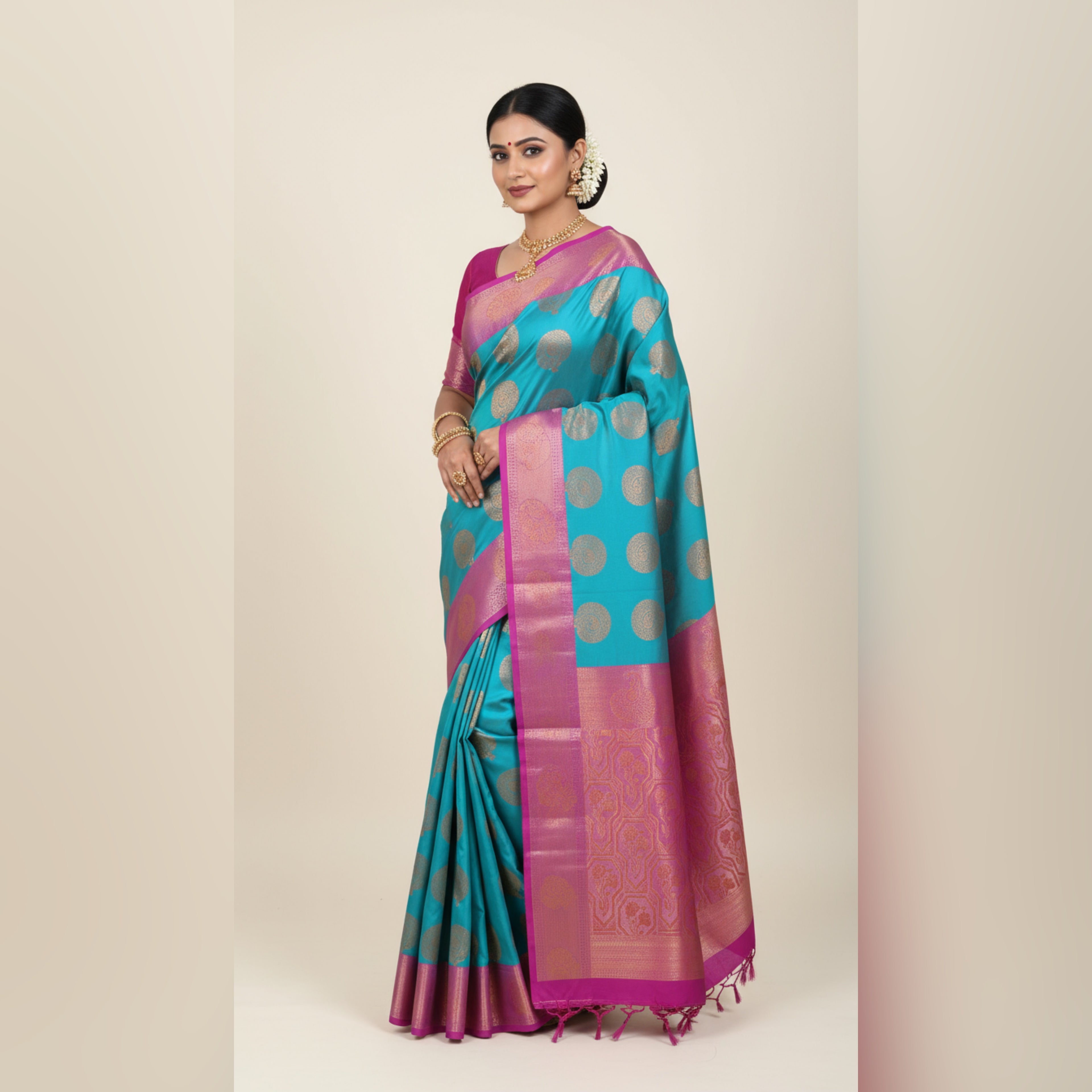 VPPA Premium Semi Kanchi Silk Saree