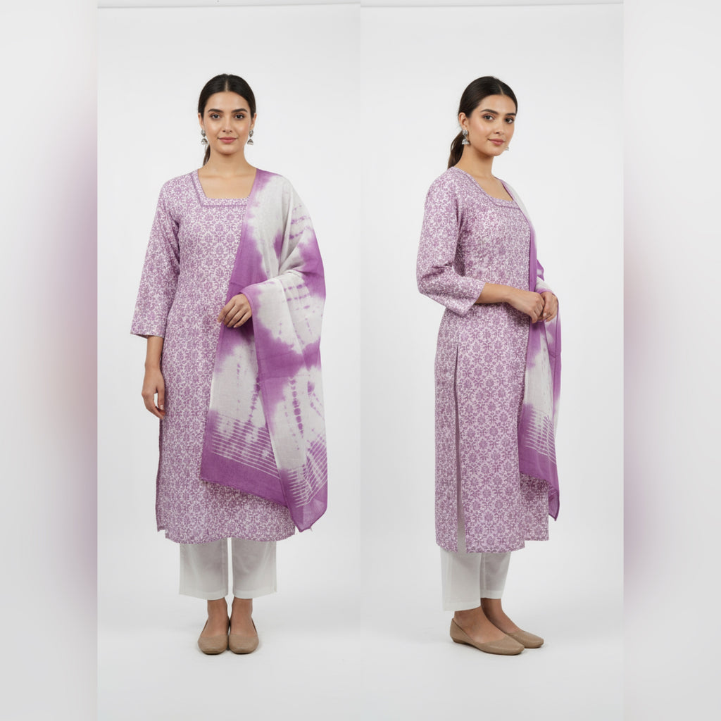 VPPA Women kurta & Pant set with Dupatta