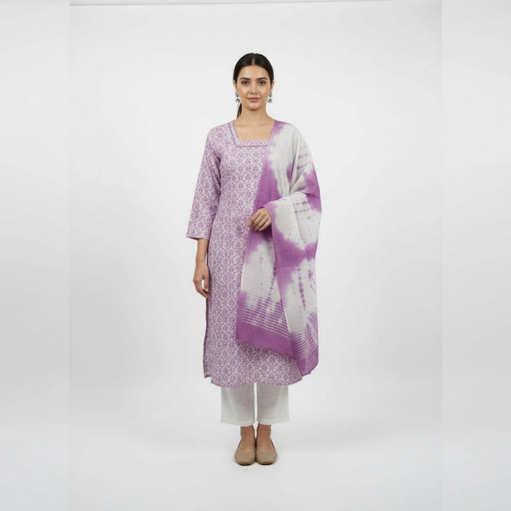 VPPA Women kurta & Pant set with Dupatta
