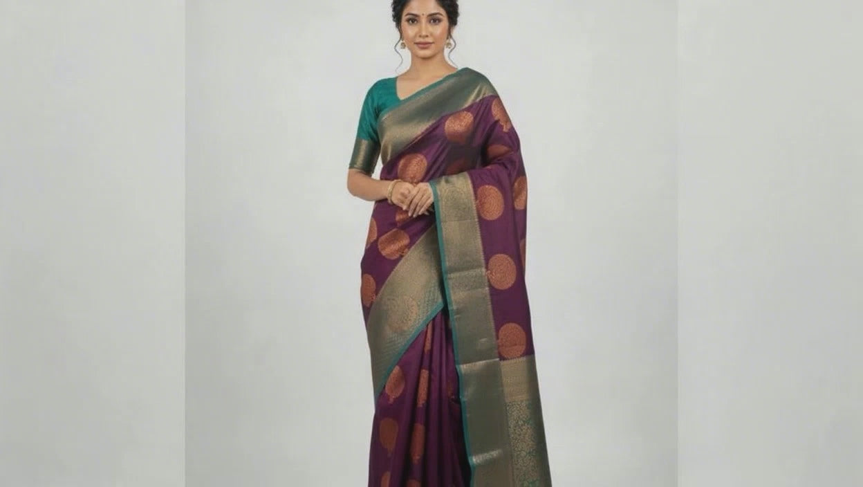 VPPA Premium Semi Kanchi Silk Saree